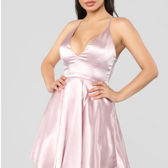 Fashion Nova Silky Dress - Picture 3 of 8
